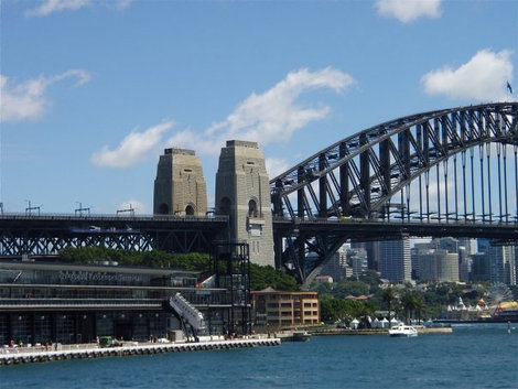 Самый длинный навесной мост в мире Сидней, Австралия
