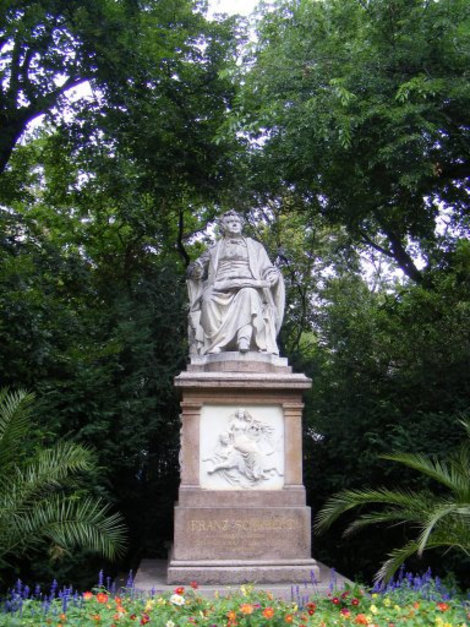 памятник Францу Шуберту Вена, Австрия