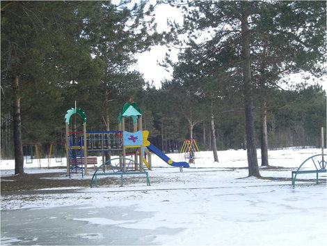 Детская площадка в парке Сургут, Россия