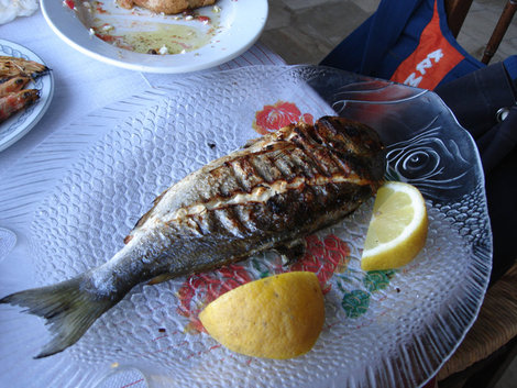 Рыба гриль Греция