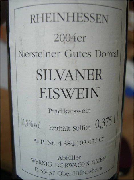 Ледяное вино (Еiswein) Германия