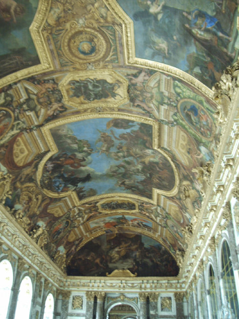Роспись потолка Зеркального зала Париж, Франция