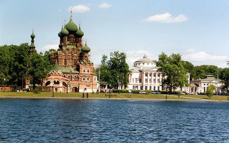 Останкинский пруд Москва, Россия