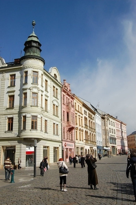 Улочка где-то в центре Оломоуц, Чехия