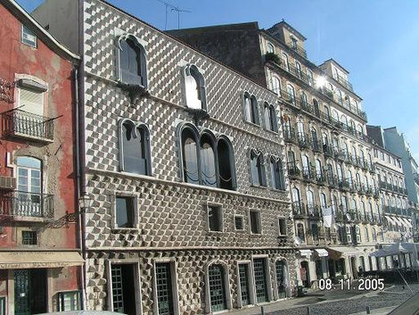 Характерная архитектура Лиссабон, Португалия