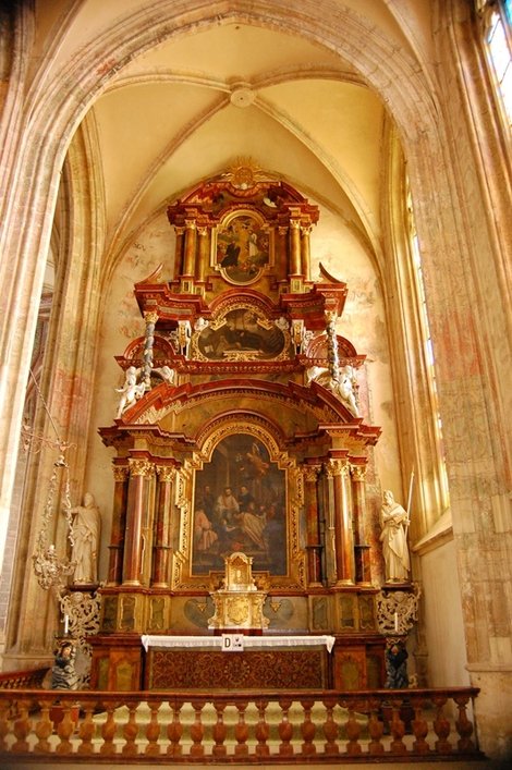 Интерьер собора Кутна-Гора, Чехия