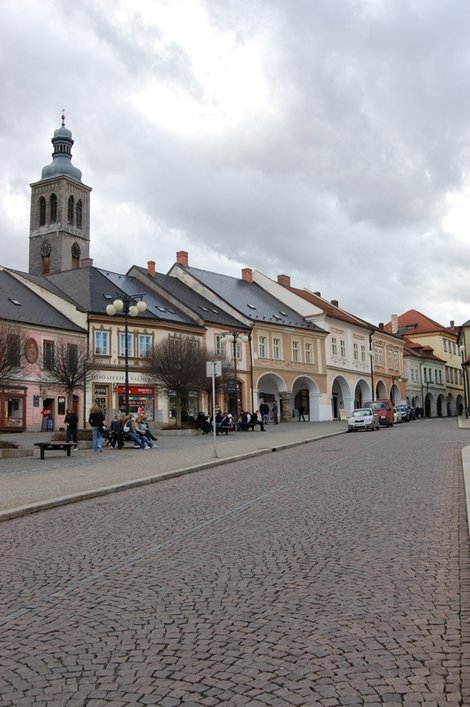 Улочка старого города Кутна-Гора, Чехия