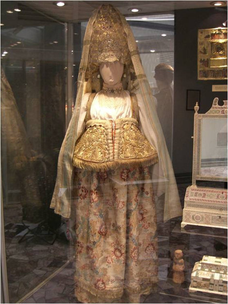 Русский национальный свадебный костюм Санкт-Петербург, Россия