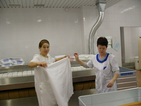 Через их руки проходит до 500 кг белья ежесуточно Сочи, Россия