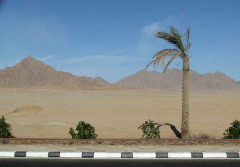 Дорога в аэропорт Шарм-Эль-Шейх, Египет