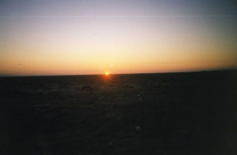 Рассвет в пустыне Тунис