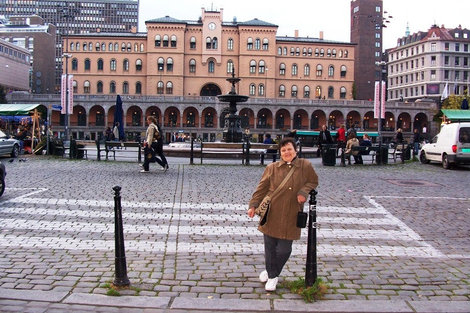 Старая торговая площадь. Осло, Норвегия