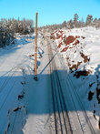 Железная дорога, направление к Финской границе.
