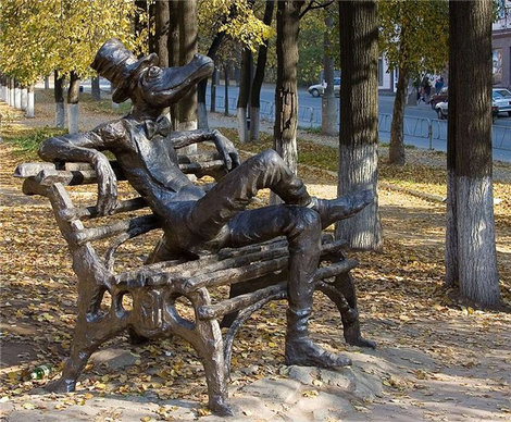 Памятник крокодилу Ижевск, Россия