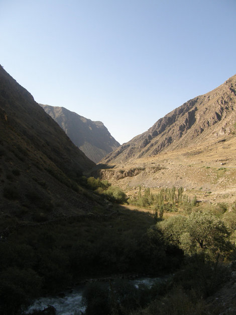 Дорога из Мургаба в Ош Киргизия
