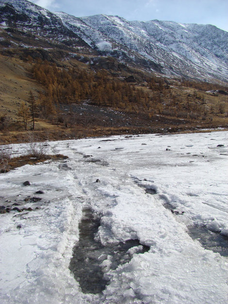 Талдуринский ледник Республика Алтай, Россия