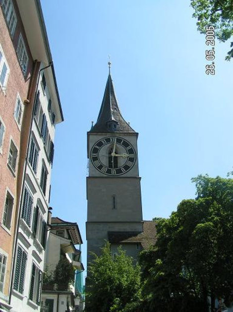 Часовая башня Цюрих, Швейцария