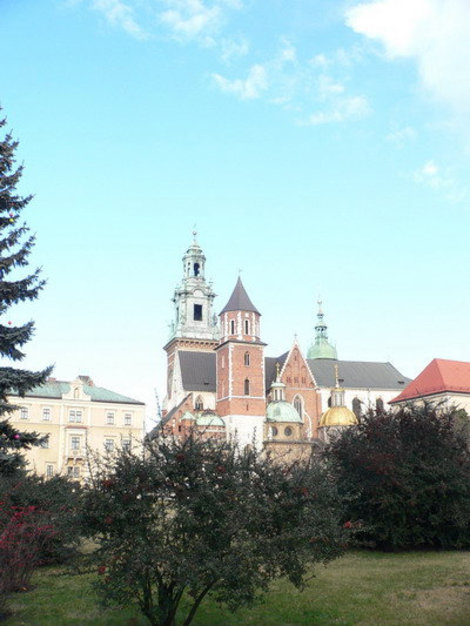 Южная сторона Вавельского собора. Краков, Польша