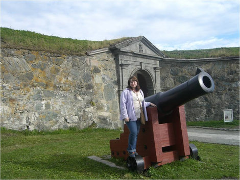 В крепости Кристиансен Тронхейм, Норвегия