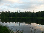Озеро в Шуваловском парке.