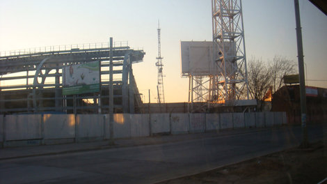 Строящийся стадион ярославского Шинника Ярославль, Россия