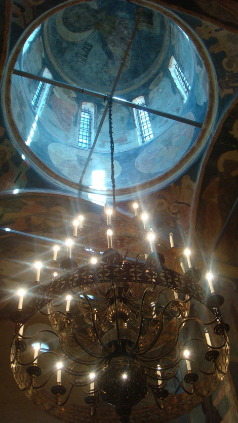 Внутри Спасо-Преображенского собора Ярославль, Россия