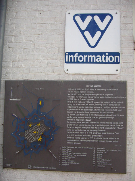 Карта форта Нарден, Нидерланды