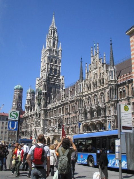 Мариенплатц — центральная площадь Мюнхена Мюнхен, Германия