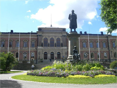 Здание Упсальского университета Уппсала, Швеция