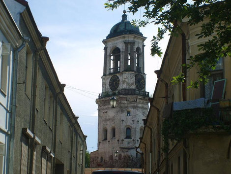 Часовая башня, 1490 г.постройки. Выборг, Россия