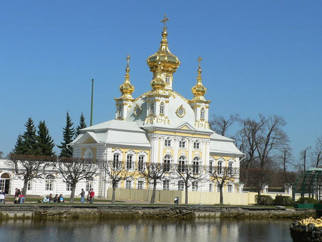 Придворная церковь. Петергоф, Россия