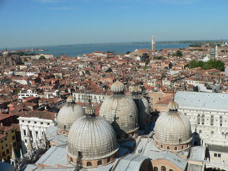 Вид с колокольни. Венеция, Италия