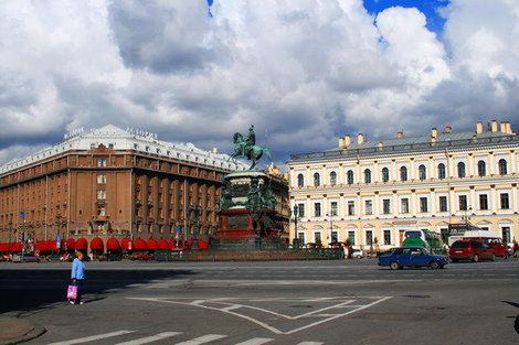 Исаакиевская площадь. Санкт-Петербург, Россия