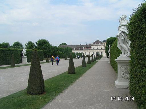 Дорога к Нижнему дворцу Вена, Австрия