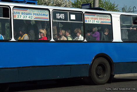 Троллейбус для вашей рекламы Гомель, Беларусь