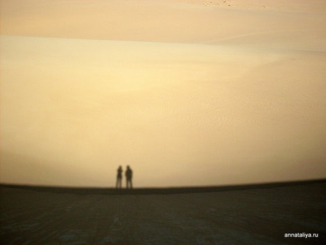 Оазис Сива. Пустыня. Дюны. Наши тени Египет
