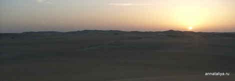 Оазис Сива. Закат в пустыне Египет