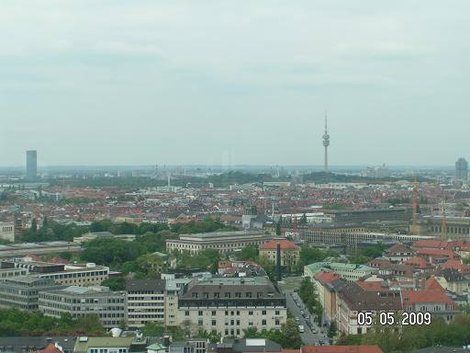 Вид на северо-восток Мюнхен, Германия