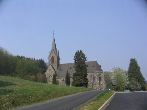 Церковь в лесу Хахенбург, Германия