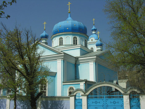 Кресто-Воздвиженская церковь. Некоторое время эта церковь была единственной в Кисловодске. Кисловодск, Россия