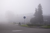 Петрозаводск в тумане