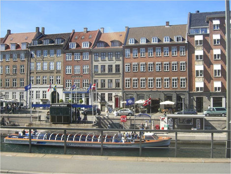 Типичные дома Копенгагена Копенгаген, Дания