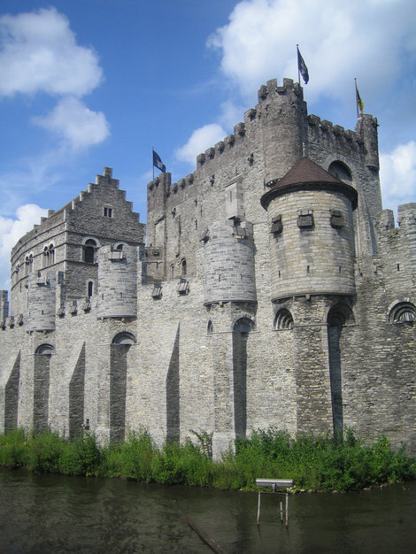 Замок графов Фландрских Гент, Бельгия