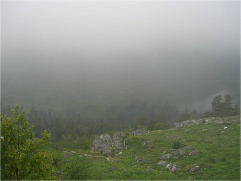Сплошной туман Адыгея, Россия