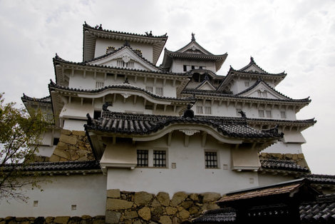 Замок с тыла Химедзи, Япония