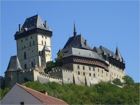 Замок- красавец Карлштейн, Чехия