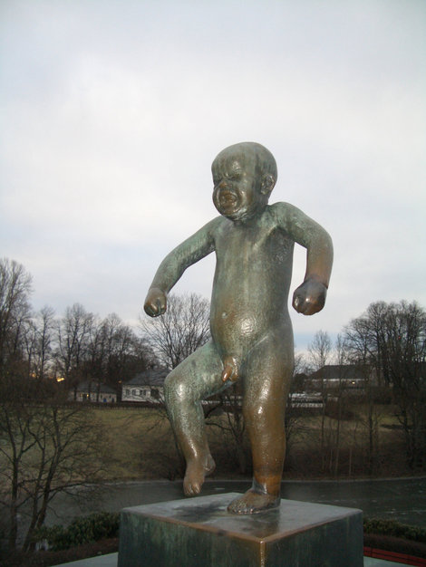 Фрогнер-парк с фигурами Вигеланда Осло, Норвегия