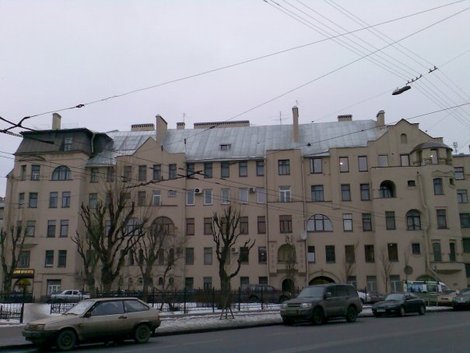 Дом, в котором жил Перельман — автор занимательной физики. Санкт-Петербург, Россия