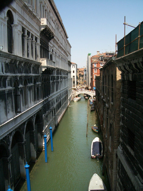 Вид с моста вздохов Венеция, Италия