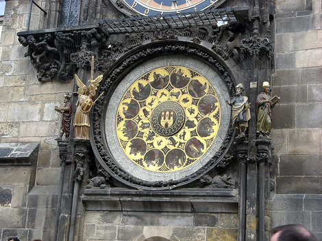 Прага, Старе Место — нижняя часть часов Прага, Чехия